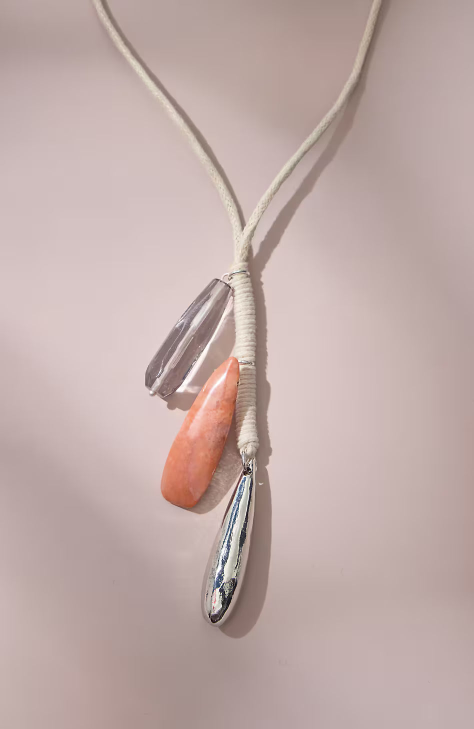 Corded Cluster Necklace