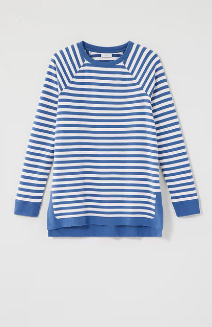 Fit French Terry Stepped-Hem Tunic
