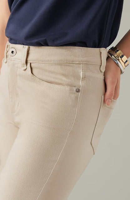High-Rise Demi-Boot Ankle Jeans