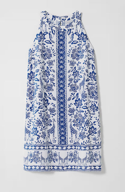 Printed Shift Dress