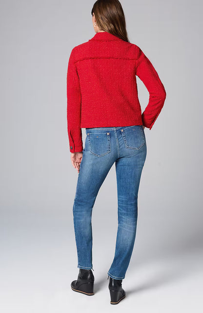 Textured-Tweed Jacket