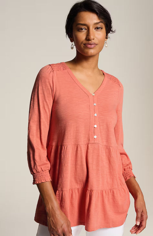 Smocked & Tiered Tunic