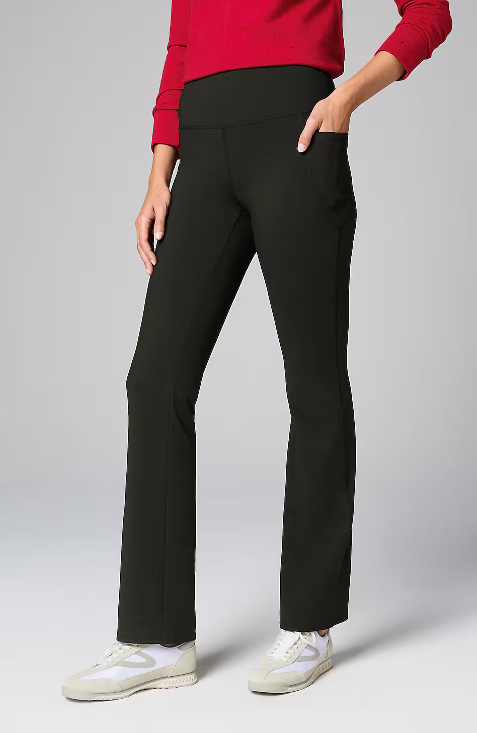 Fit Performance High-Rise Boot-Cut Pants
