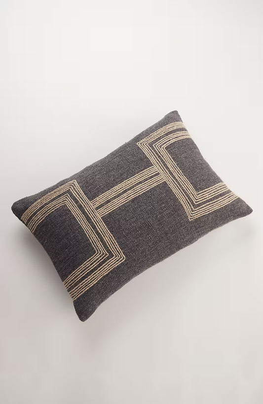 Elements Cotton-Blend Lumbar Pillow