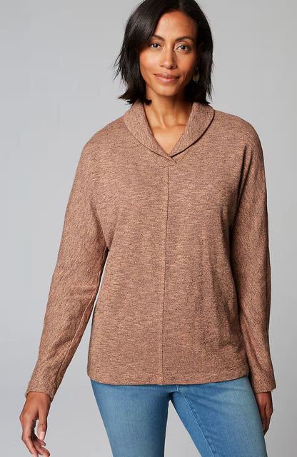 Pure Jill Shawl-Collar Dolman Top