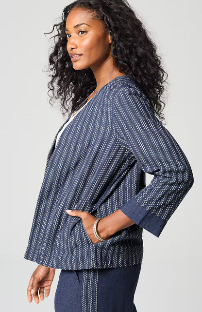 Pure Jill Cotton Dobby Jacket