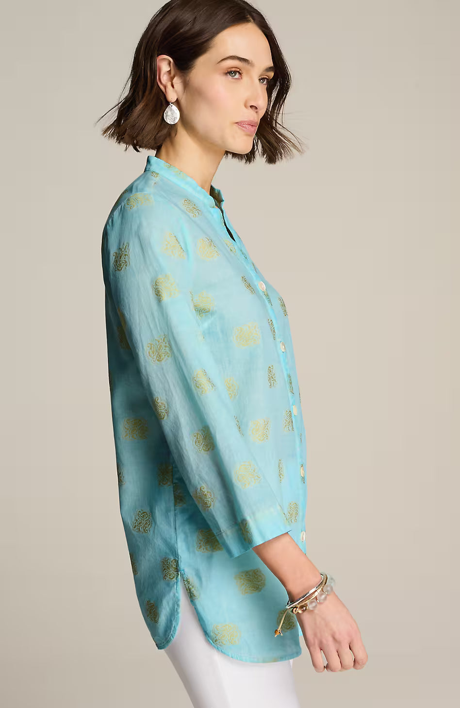 Pure Jill Jacquard Tunic