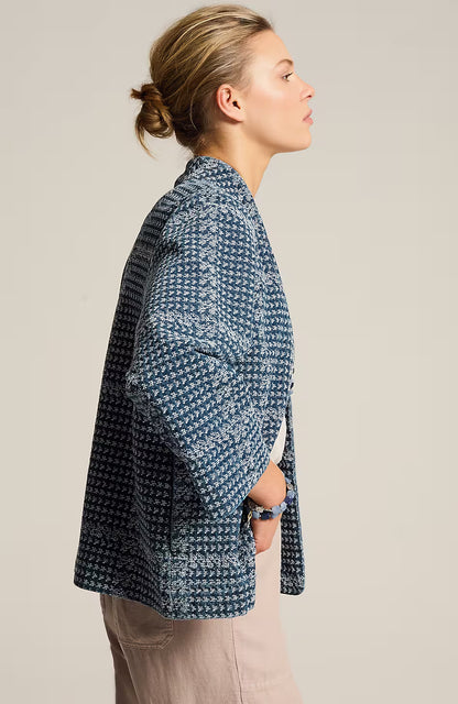 Pure Jill Indigo Jacquard Jacket