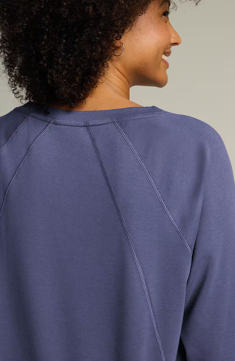 Brushed Soft-Luxe Seamed Top