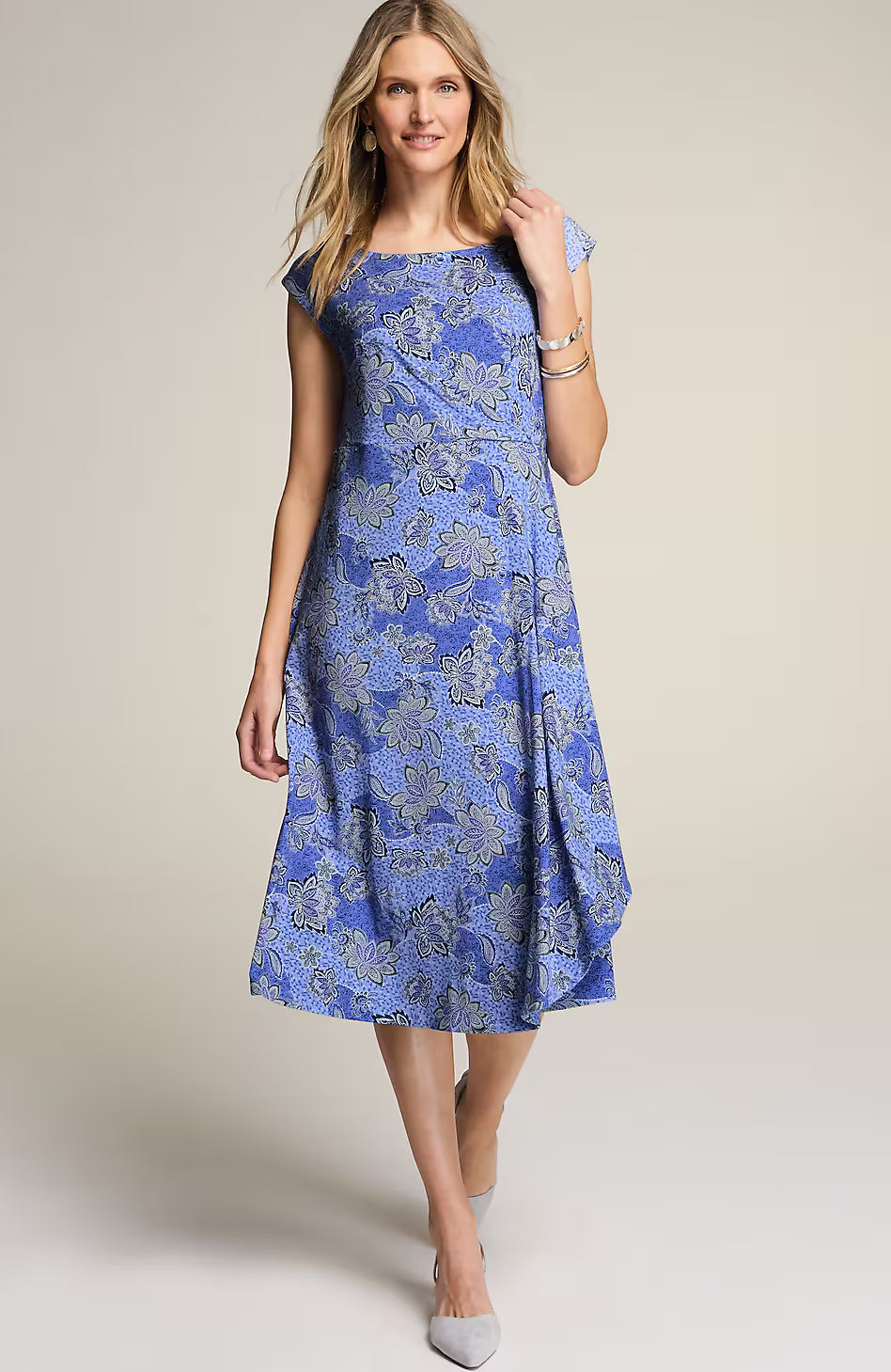 Wearever Draped A-Line Dress