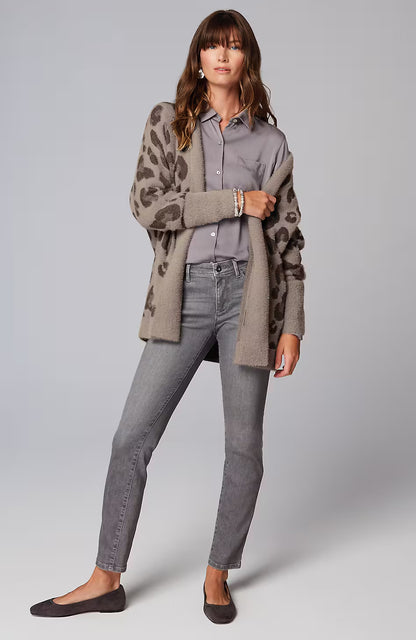 Leopard-Pattern Cardi