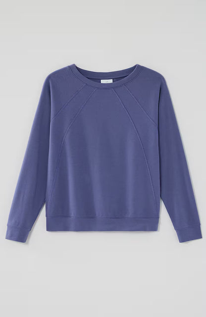 Brushed Soft-Luxe Seamed Top
