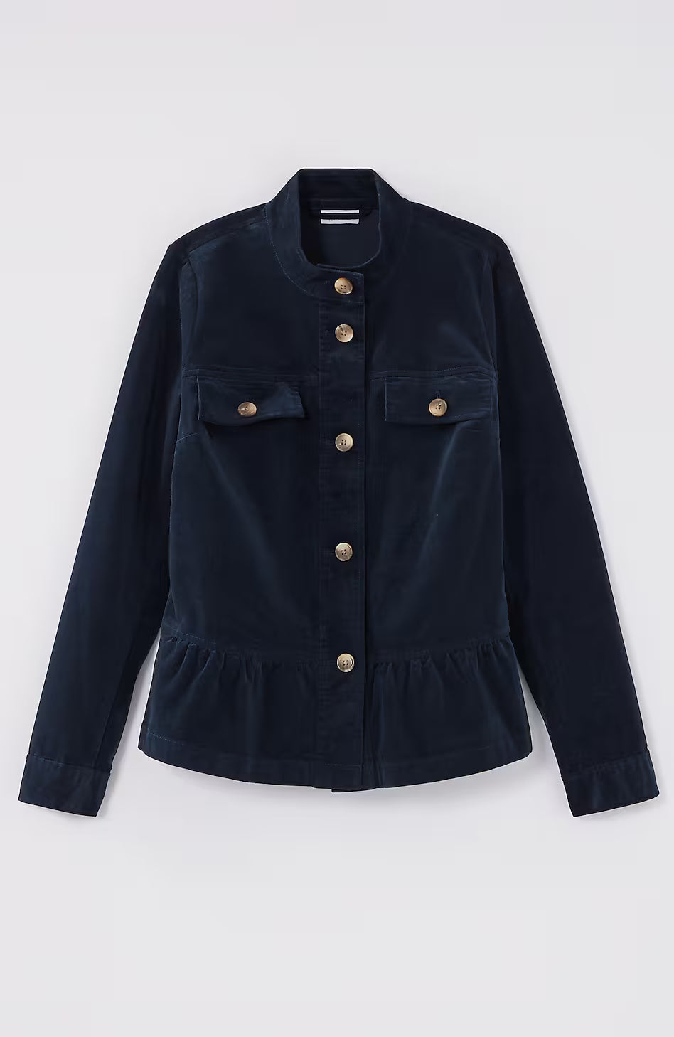 Corduroy Peplum Jacket