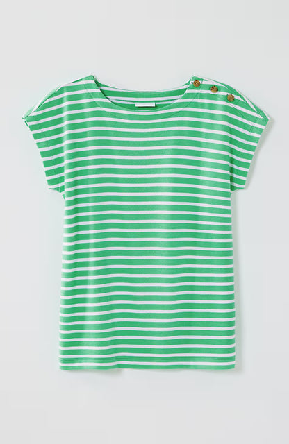 Button-Shoulder Top