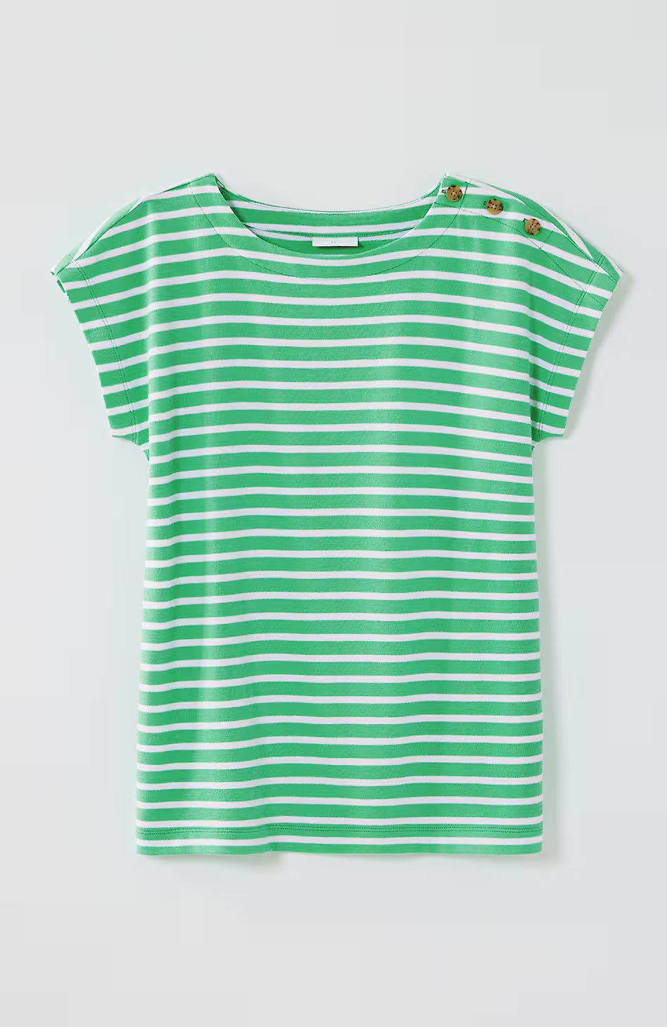 Button-Shoulder Top
