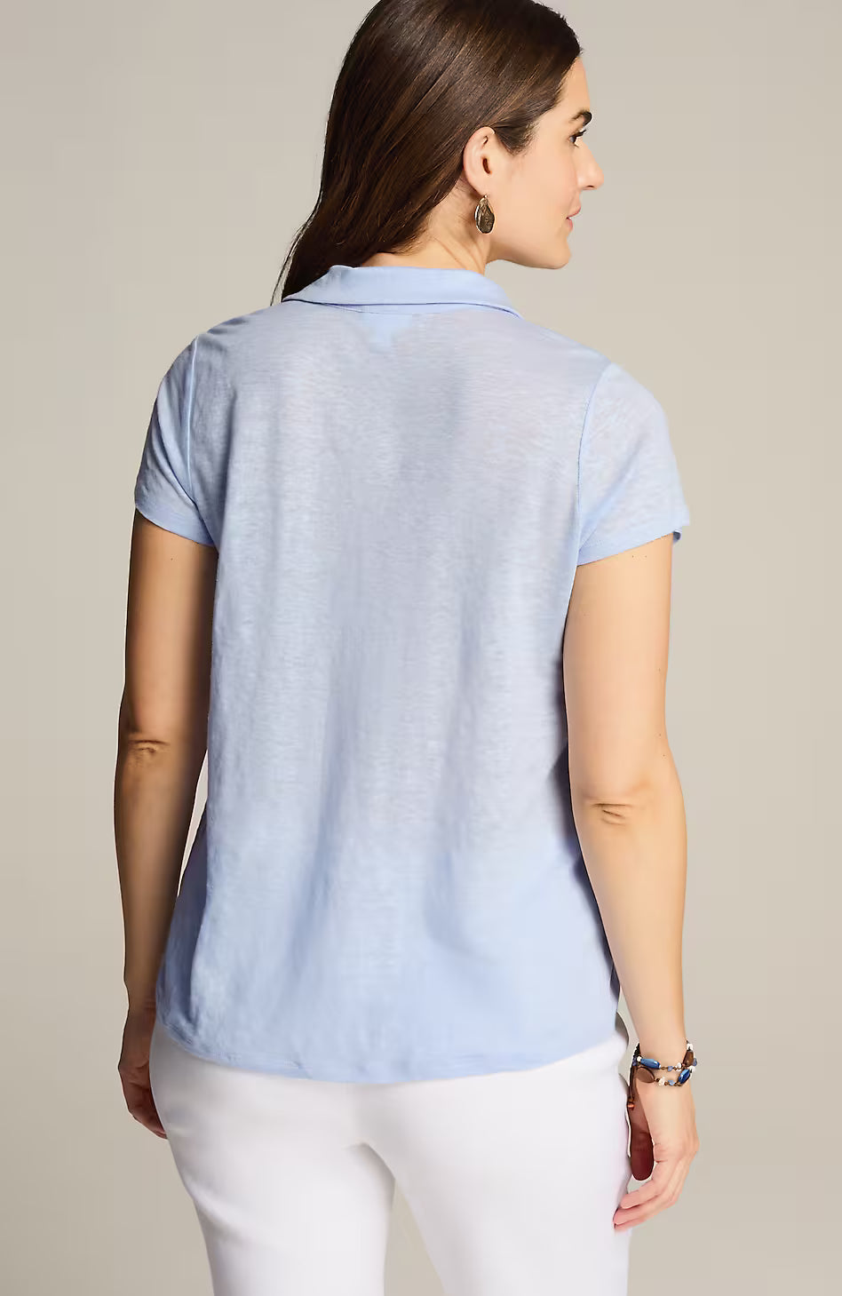 Linen Patch-Pocket Tee