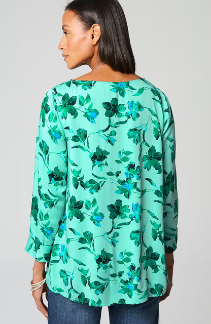 Satin A-Line Top