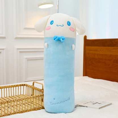 Oreiller en Peluche Cylindrique Mignon de Sanrio, Grand Coussin Douillet pour Chambre à Coucher, Oreiller Décoratif Adapté au Bureau et au Repos à la Maison