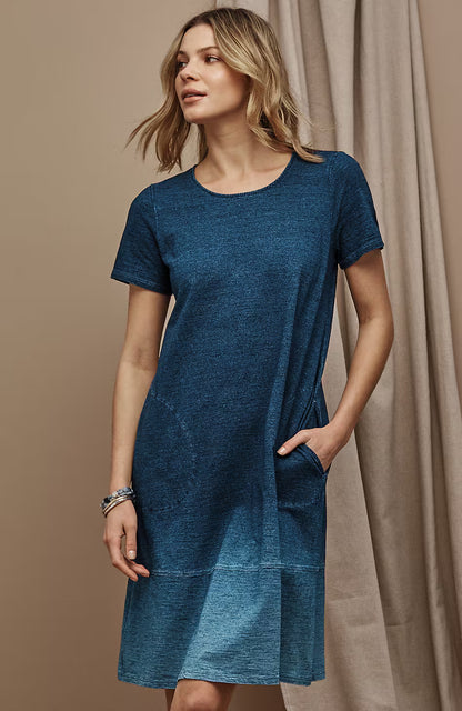 Pure Jill Slub-Knit Dress
