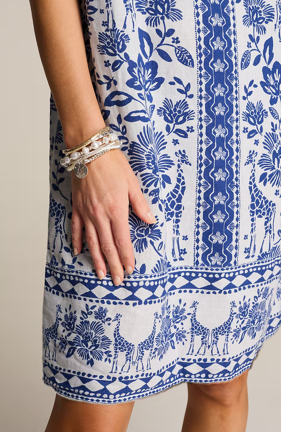 Printed Shift Dress