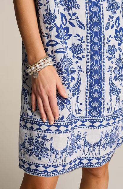 Printed Shift Dress