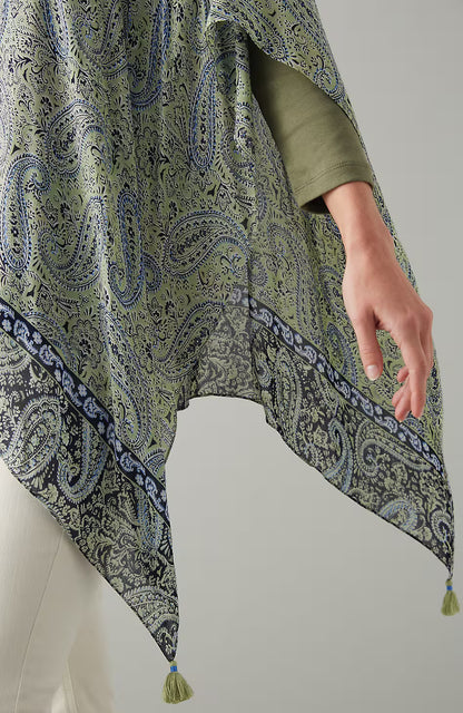 Soft Printed Poncho