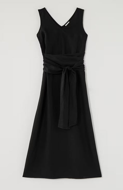 Pure Jill Linen Tie-Waist Maxi