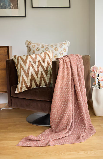 Elements Stamp-Print Pillow