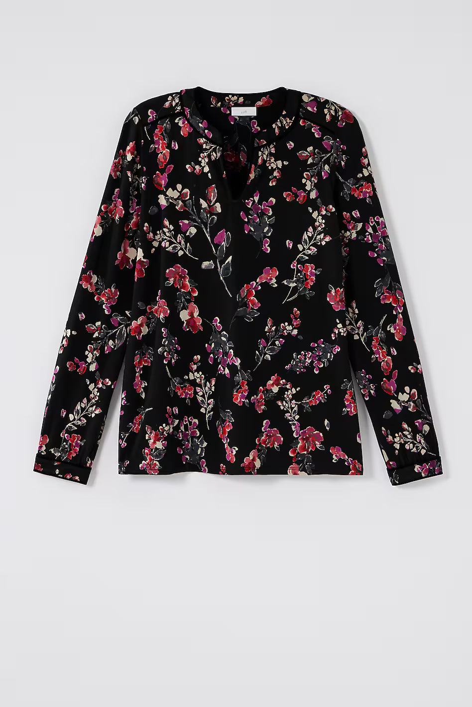Velvet-Piped Top