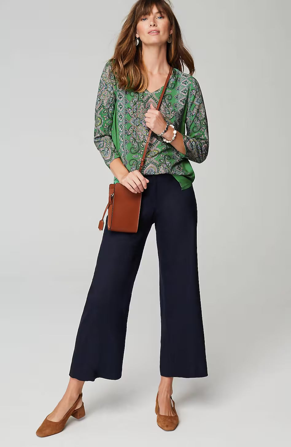 Placed-Paisley Top