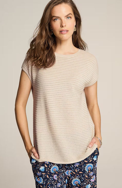 Wearever Textured Short-Sleeve Pullover