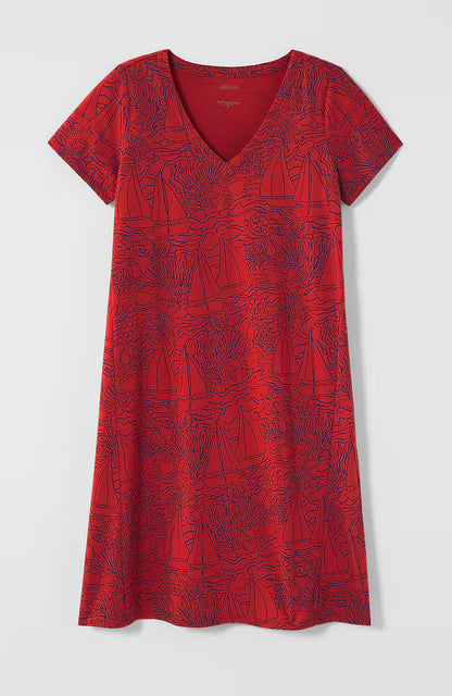 Sleep Ultrasoft Short V-Neck Gown