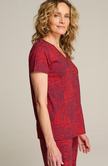 Sleep Ultrasoft V-Neck Tee