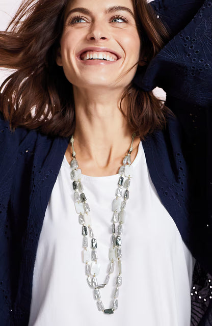 Blissful Harmony Double-Strand Necklace