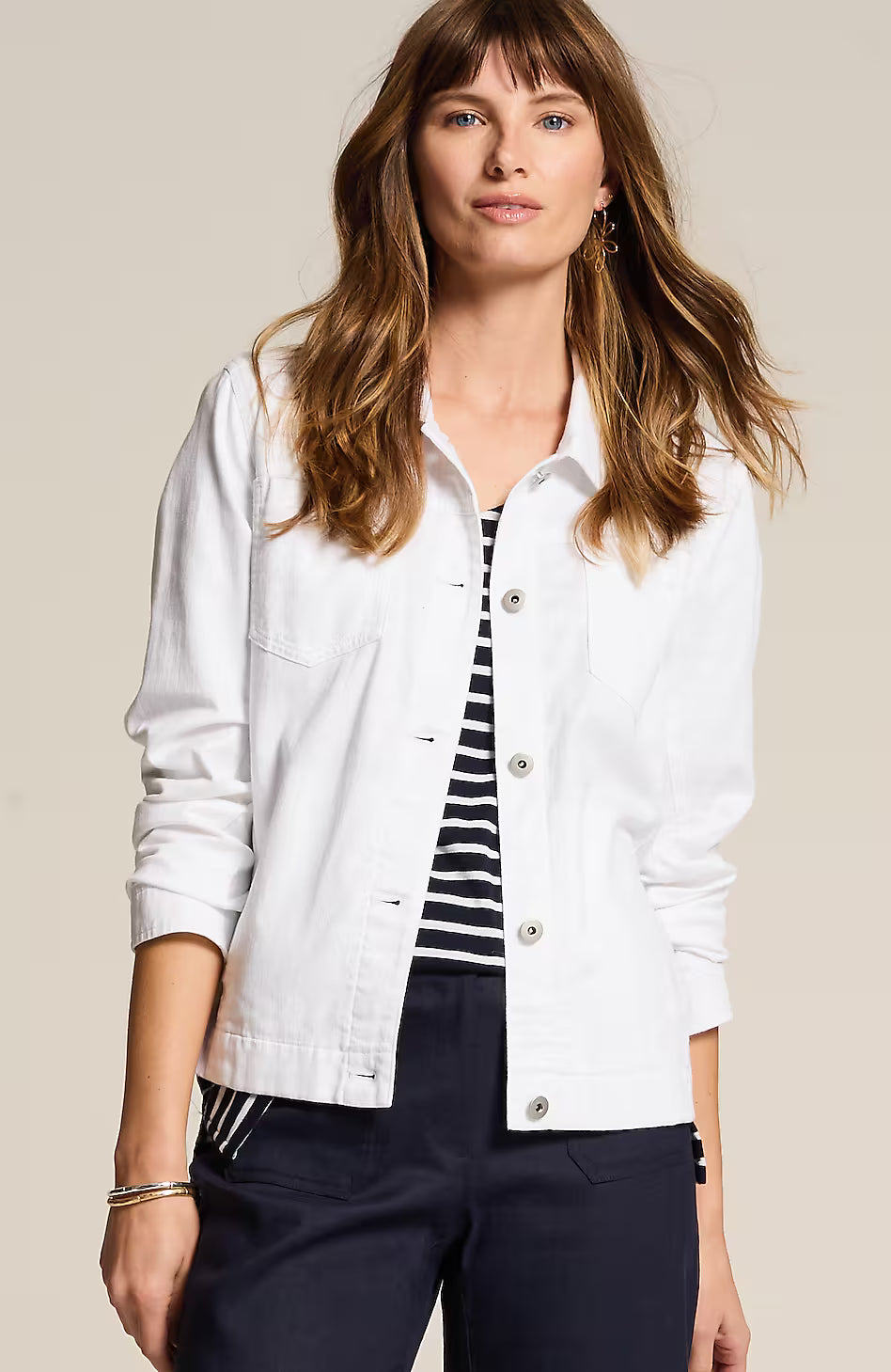 Cotton & Linen Denim Jacket