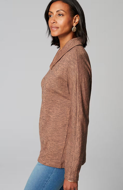 Pure Jill Shawl-Collar Dolman Top
