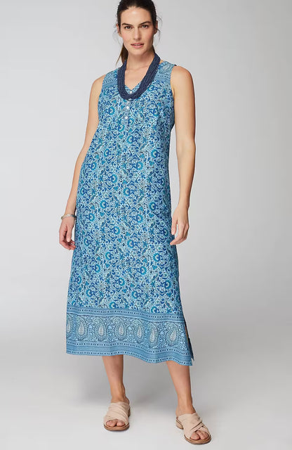 Pure Jill Waist-Seamed Maxi Dress