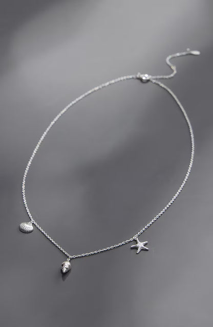 Sterling Silver Sea Life Necklace