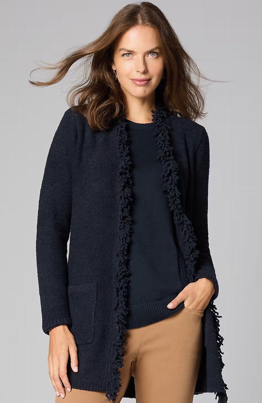 Long Fringe Cardi