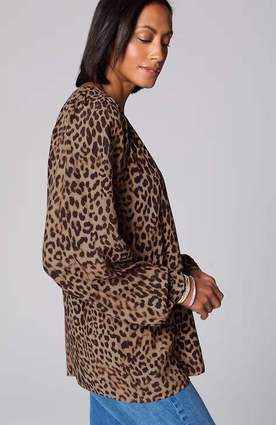 Luxe-Leopard Top