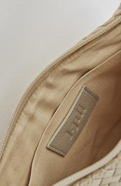 Woven Crescent Sling Bag