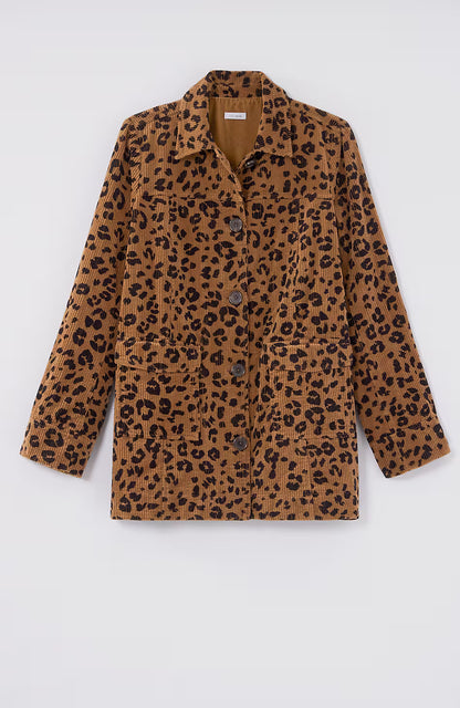 Tumbled-Cord Coat