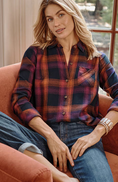Soft Plaid Tunic