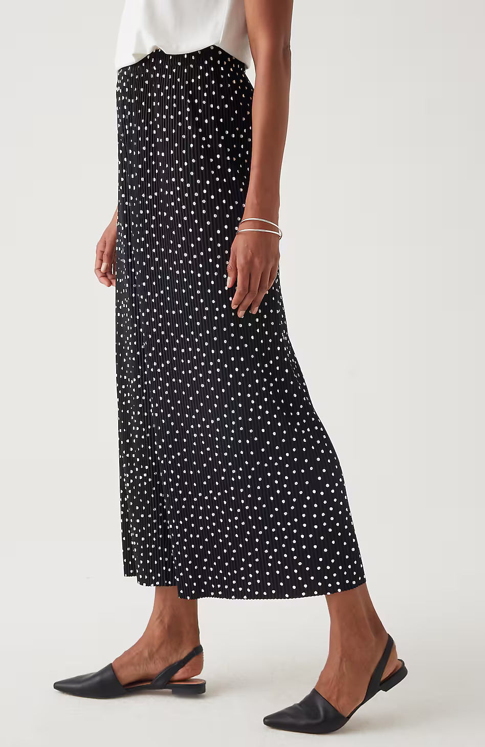 Wearever Plissé Wide-Leg Crops