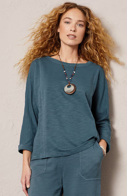 Pure Jill Organically Grown Cotton Seamed Top