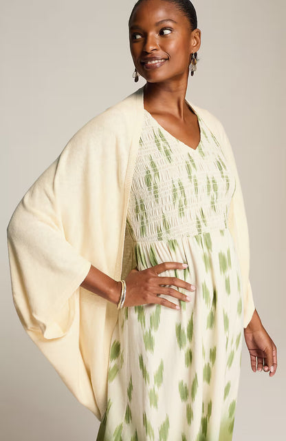 Airy Stitched Shrug