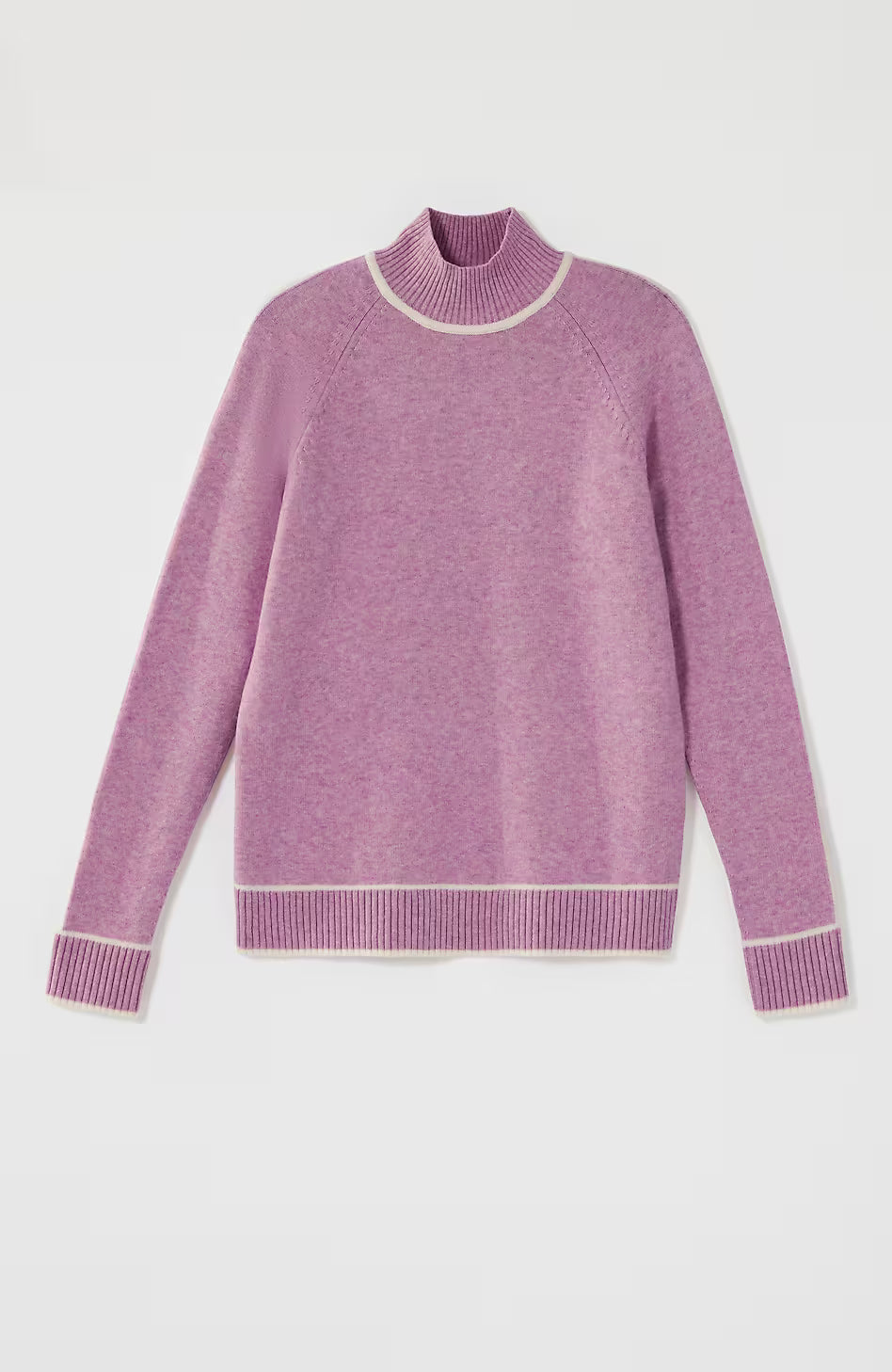 Contrasting-Details Sweater