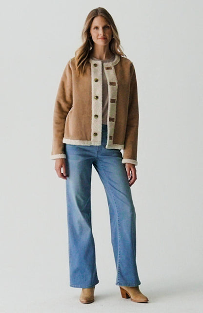 Pure Jill Reversible Teddy Jacket
