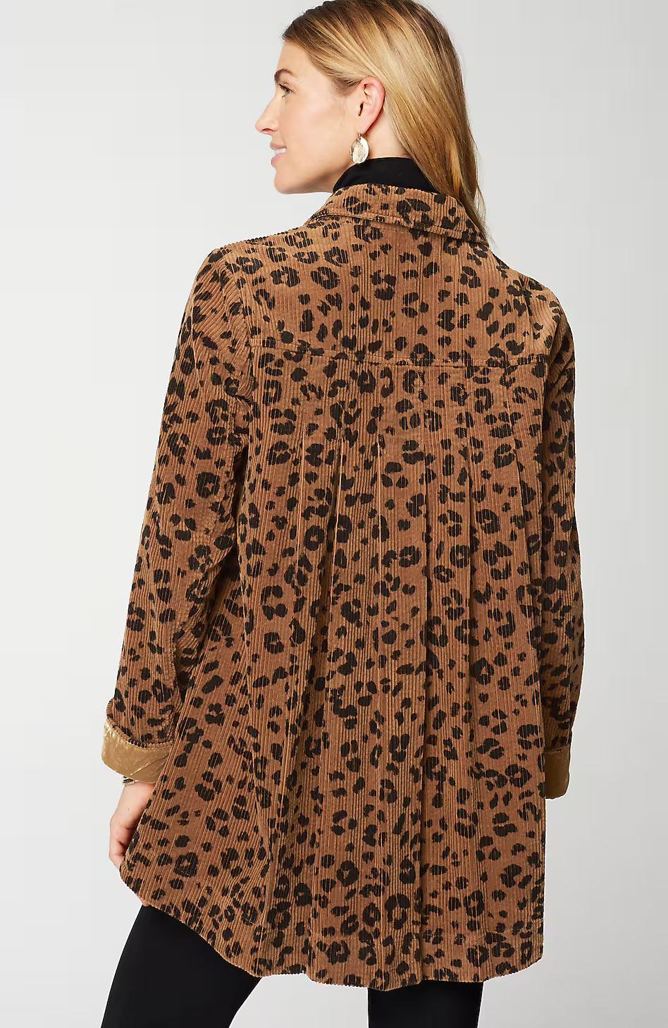 Tumbled-Cord Coat