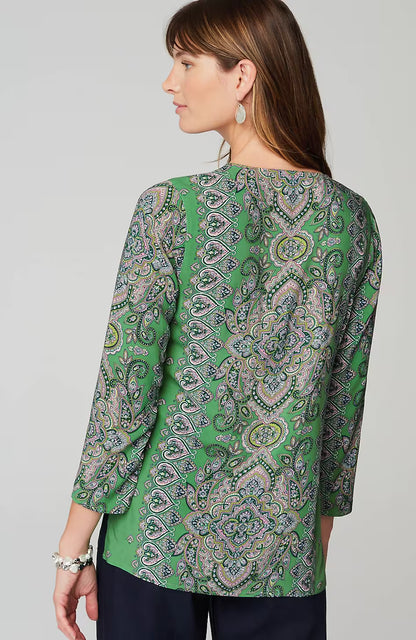 Placed-Paisley Top